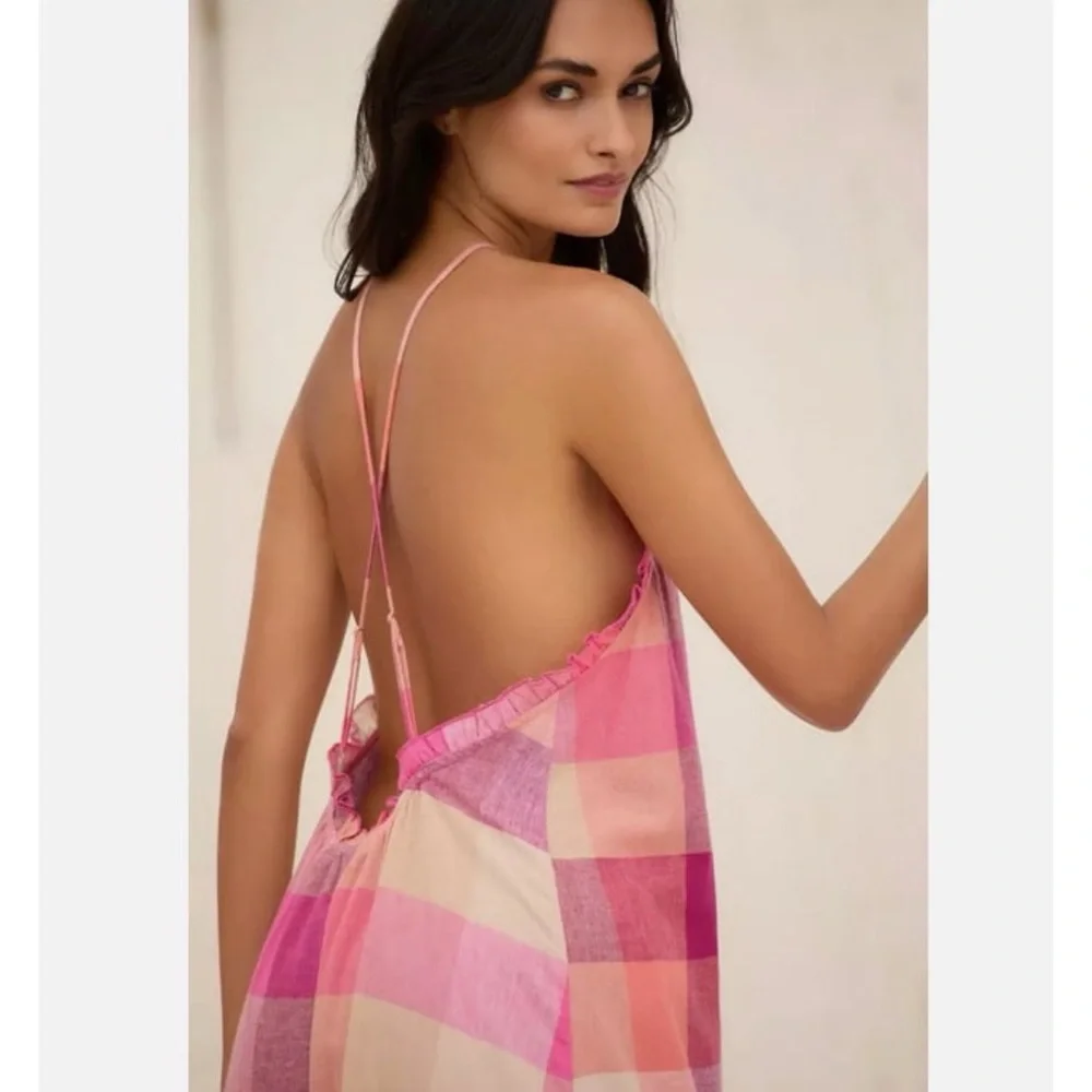 Anthropologie The Malika Printed Dress: Picnic Edition NWT SZ 1X - Picture 5 of 16